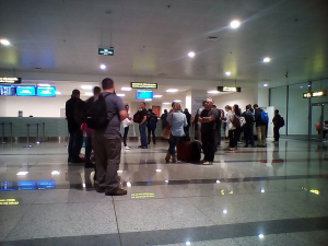 Vietnam visa landing counter at the airport